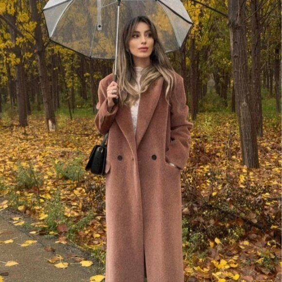Luxe Brown Overcoat - Brand New - Picture 3 of 6